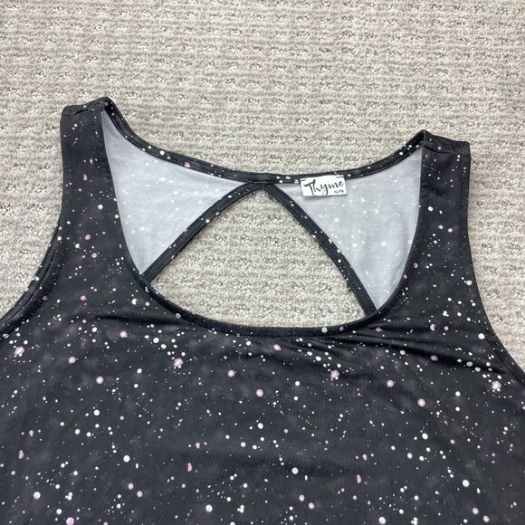 Thyme Maternity Sleeveless Shirt Women Size Extra Large XL Black - Picture 2 of 8